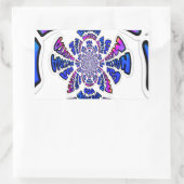 USA Celebration: Heerlijk leuke tekst dynamische k Rechthoekige Sticker (Tas)