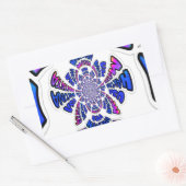 USA Celebration: Heerlijk leuke tekst dynamische k Rechthoekige Sticker (Envelop)