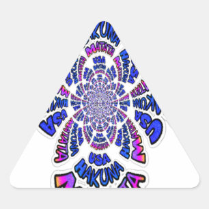 USA Celebration: Heerlijk leuke tekst dynamische k Sticker