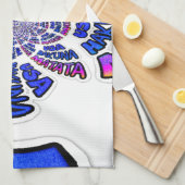 USA Celebration: Heerlijk leuke tekst dynamische k Theedoek (Quarter Fold)