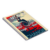 USA Change: samen sterker eenheidsontwerp Notitieboek (Rechterzijde)