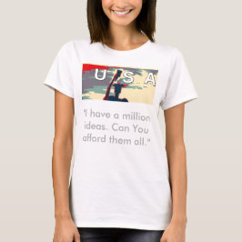 USA Change: samen sterker eenheidsontwerp T-shirt