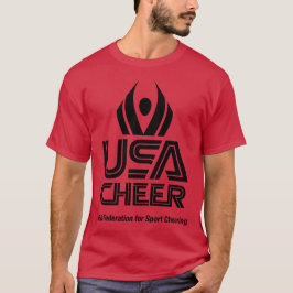 USA Cheer Black Logo T-shirt