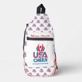 USA Cheer Flag  Sling Bag (Voorkant)