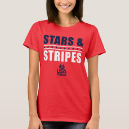 USA Cheer Stars & Stripes Fan T-shirt