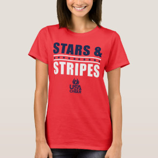 USA Cheer Stars & Stripes Fan T-shirt