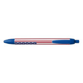 USA Country Flag Intrekbare Balpen Blauwe Inkt Pen (Achterkant)