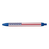 USA Country Flag Intrekbare Balpen Blauwe Inkt Pen (Voorkant)