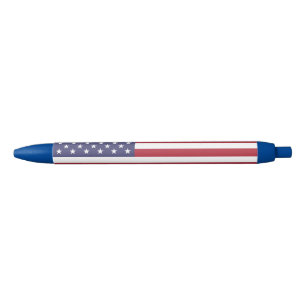 USA Country Flag Intrekbare Balpen Blauwe Inkt Pen