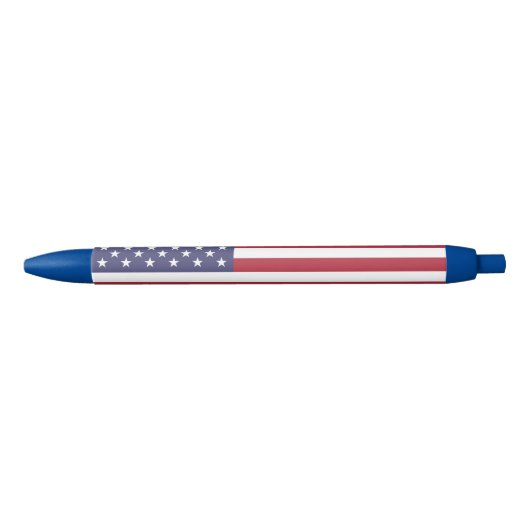 USA Country Flag Intrekbare Balpen Blauwe Inkt Pen (Voorkant)