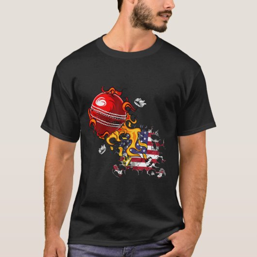 Usa Cricket T-shirt (Voorkant)