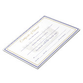 USA Crown Certificates-Award Notitieblok (Schuin)