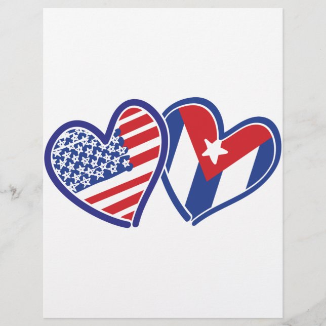 USA Cuba Love Hearts (Voorkant)