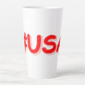 "#USA" Cute Design. Bestel nu Latte Mok (Voorkant)