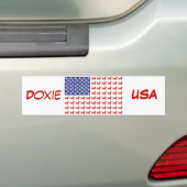 USA Dachshund Bumpersticker (Op auto)