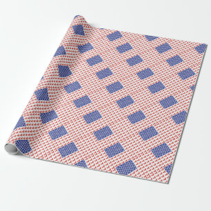 USA Dachshund Cadeaupapier