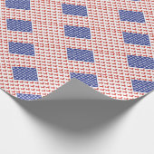 USA Dachshund Cadeaupapier (Hoek)