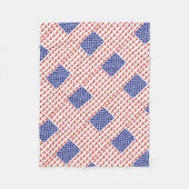 USA Dachshund Fleece Deken (Voorkant)