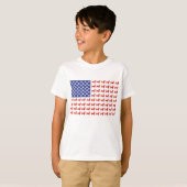 USA Dachshund T-shirt (Voorkant volledig)