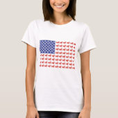 USA Dachshund T-shirt (Voorkant)