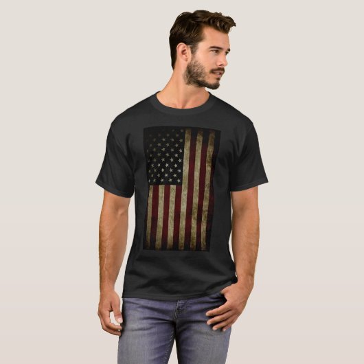USA Dark T-shirt (Voorkant volledig)