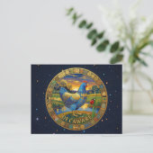 USA Delaware staatssymbolen Briefkaart (Staand voorkant)