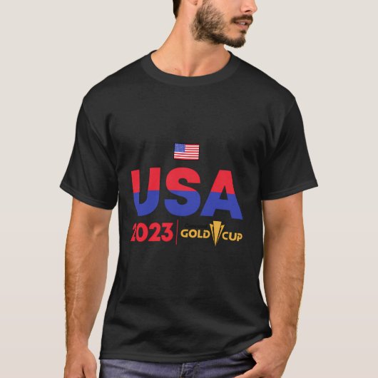 USA Design van Goldcup Toernooi T-shirt (Voorkant)