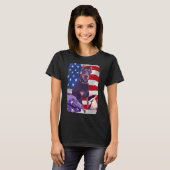 Usa Doberman Pinscher T-shirt (Voorkant volledig)