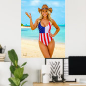 USA Dream Girl 47 Poster (Thuiskantoor)