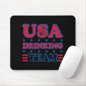 USA Drink team 4th van juli Independence Day Dru Muismat (Met muis)