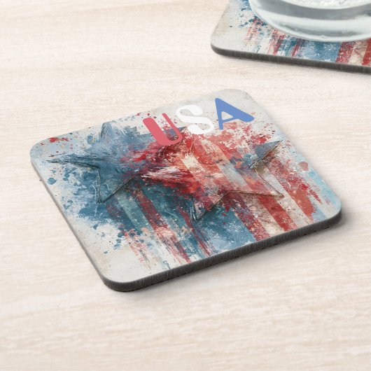 USA-drinken onderzetter (Linkerzijde)