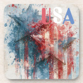 USA-drinken onderzetter (Voorkant)