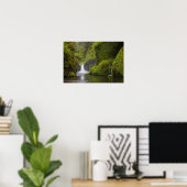 USA, Eagle Creek, Columbia Gorge, Oregon. 3 Poster (Thuiskantoor)
