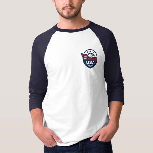 USA Eagle Crest T-shirt (Voorkant)