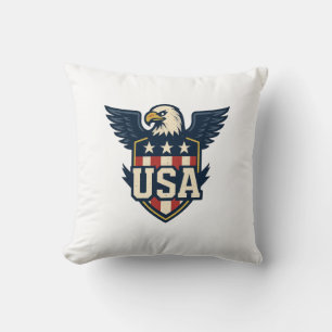 USA Eagle Crest —  vlaggenschild Kussen
