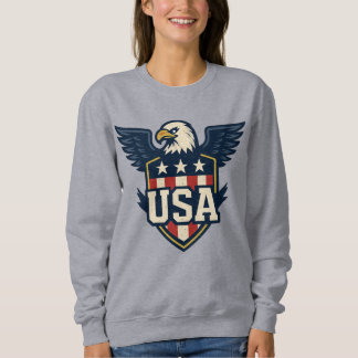 USA Eagle Crest — vlaggenschild Trui
