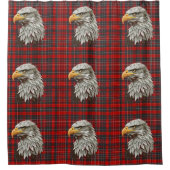 USA Eagle Curtain Celebrate Freedom Every Day Douchegordijn (Voorkant)