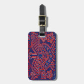 USA Eagle Democratic Patriot Bagagelabel (Voorkant verticaal)