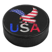 USA Eagle Hockey Puck (3/4)