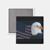 Usa Eagle Magneet (Voorkant / Achterkant)