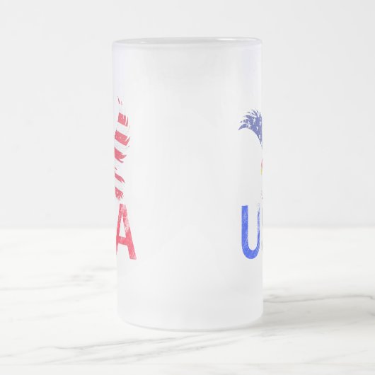 USA Eagle Matglas Bierpul (Center)