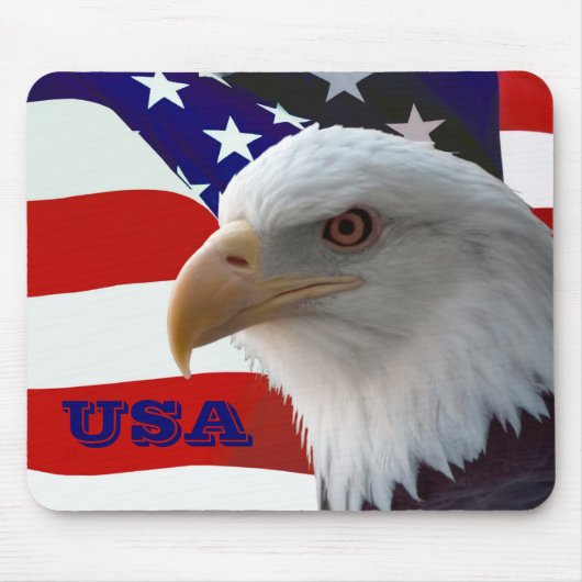 USA Eagle Mousepad Muismat (Voorkant)