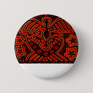 USA EAGLE PATRIOT - VECHT VOOR DEMOCRATIE! RONDE BUTTON 5,7 CM