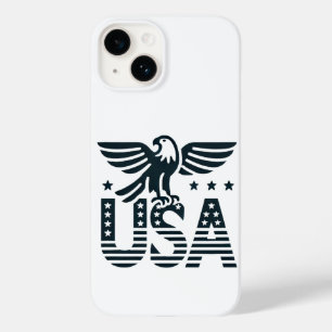 USA Eagle Patriotic Design - Stars and Stripes Sty Case-Mate iPhone 14 Hoesje