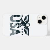 USA Eagle Patriotic Design - Stars and Stripes Sty Case-Mate iPhone Case (Achterkant (horizontaal))
