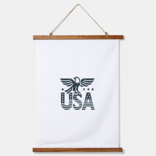 USA Eagle Patriotic Design - Stars and Stripes Sty Hangend Wandkleed