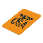 USA Eagle Patriotic Design - Stars and Stripes Sty Magneet (Linkerzijde)