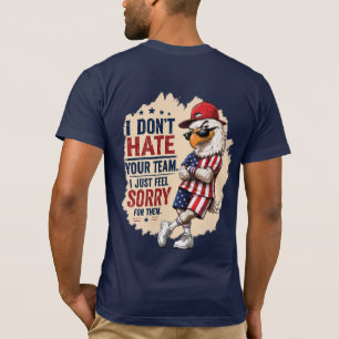 USA Eagle Rivaliteit Humor Voetbal Fan T-shirt