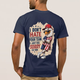 USA Eagle Rivaliteit Humor Voetbal Fan T-shirt