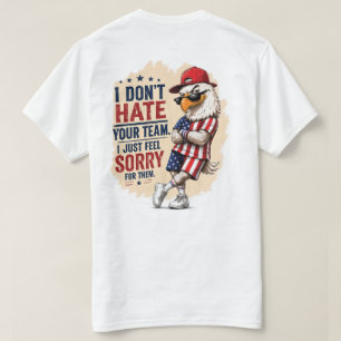 USA Eagle Rivaliteit Humor Voetbal Fan T-shirt